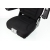 Fotel siedzenie ciągnikowe komfortowe materiałowe + podłokietnik (czarny) TEKSAS